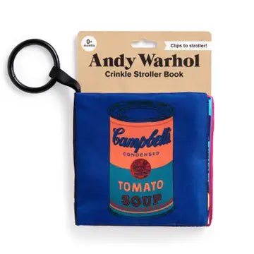 Andy Warhol Crinkle Fabric Stroller Book