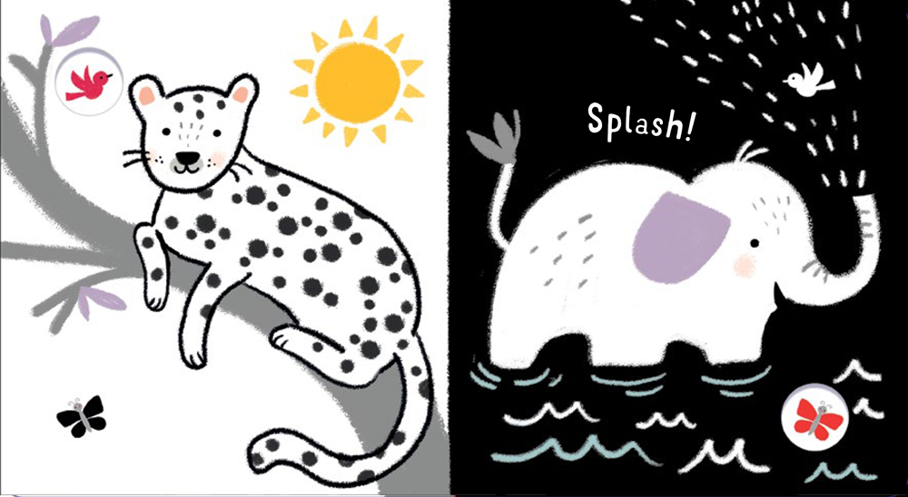 Baby's Black And White Books: Animals : Usborne