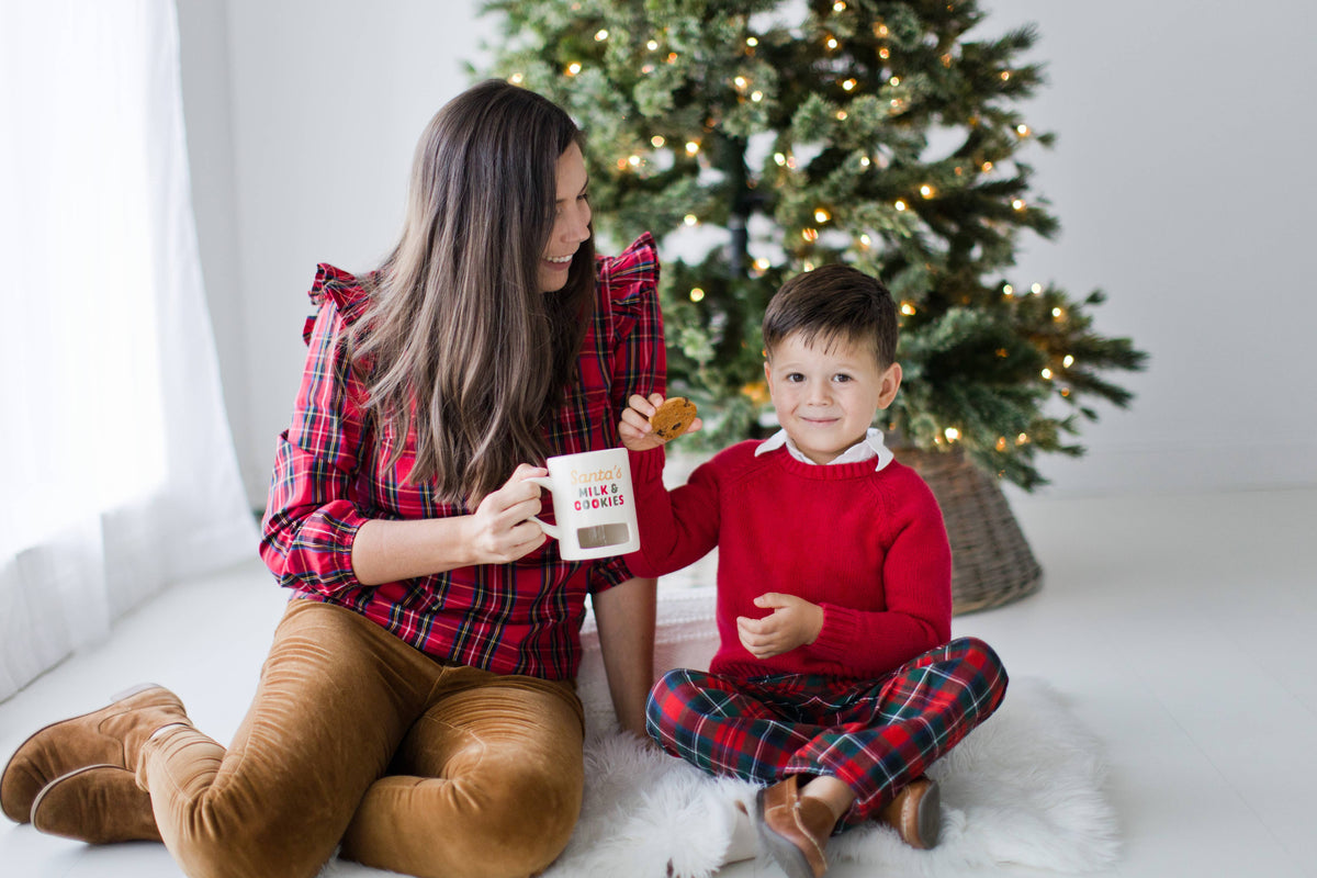 Christmas Mug with Cookie Slot, Santa's Milk & Cookies