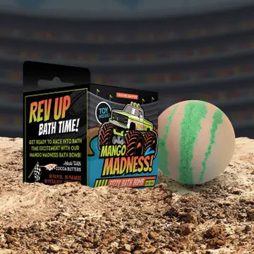 Monster Truck Bath Bomb 8.4 oz - Surprise Toy Coloring Poster