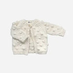 Popcorn Cardigan Baby & Kids Valentine's Sweater