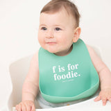 F Is for Foodie Wonder Bib