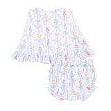 Ribbon Bouquets - Ruffle Back Top and Bloomer