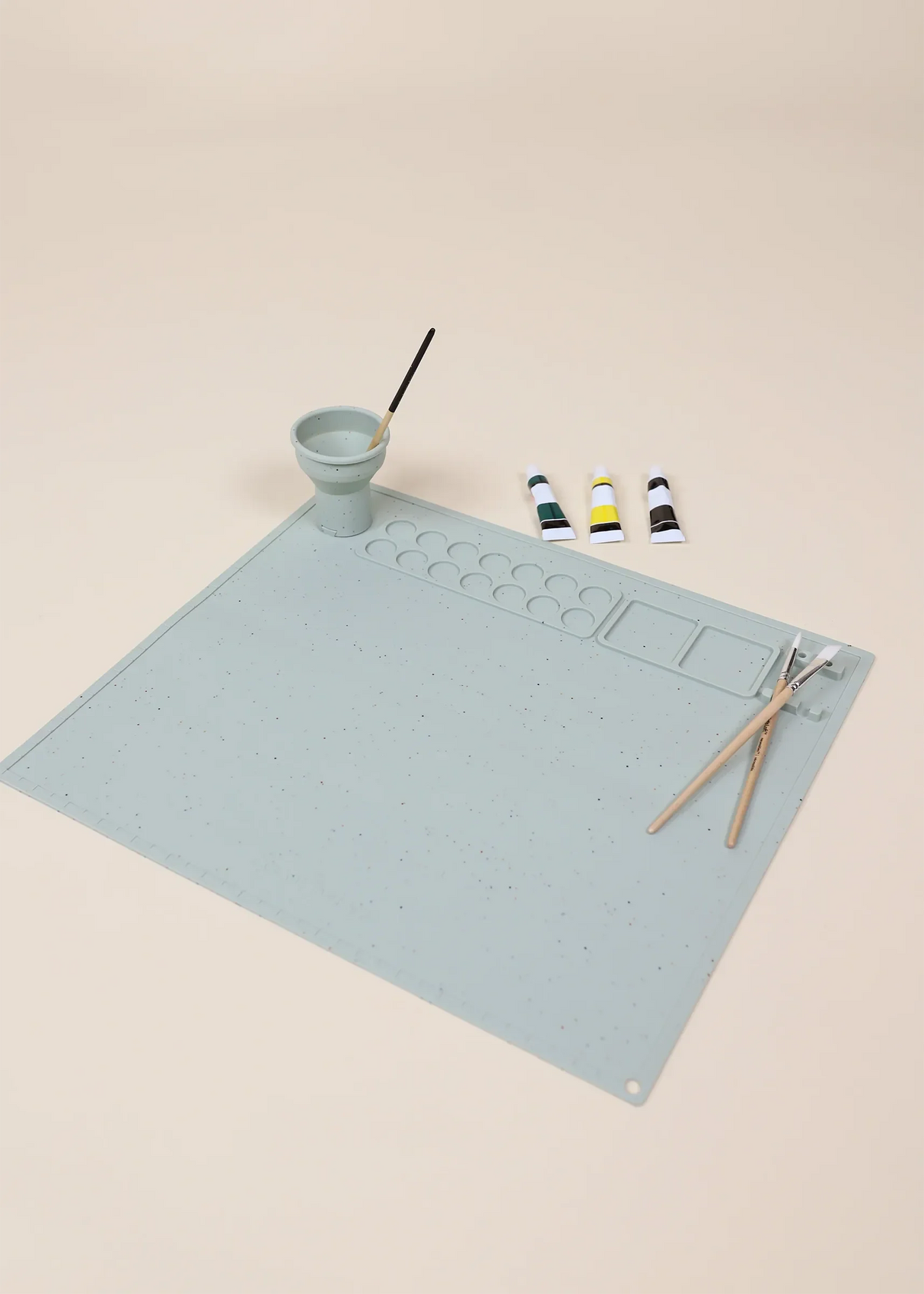 Art Painting Silicone Placemat Seafoam