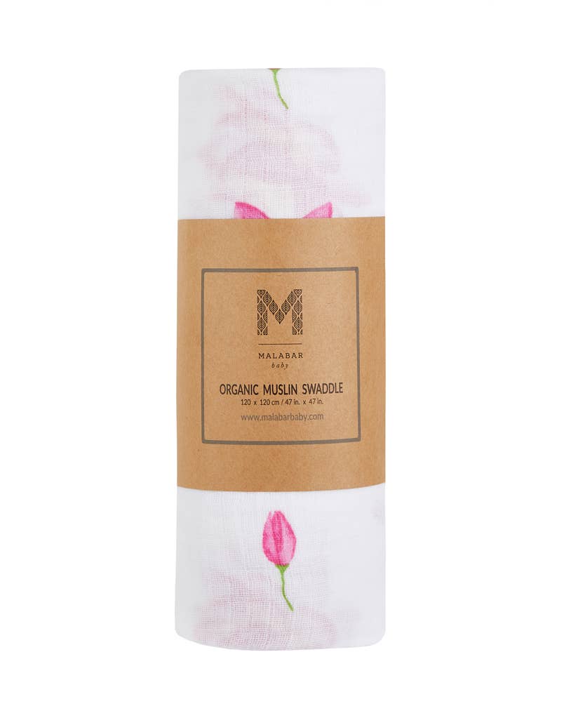 Single Swaddles: GOTS Certified Organic Cotton Muslin