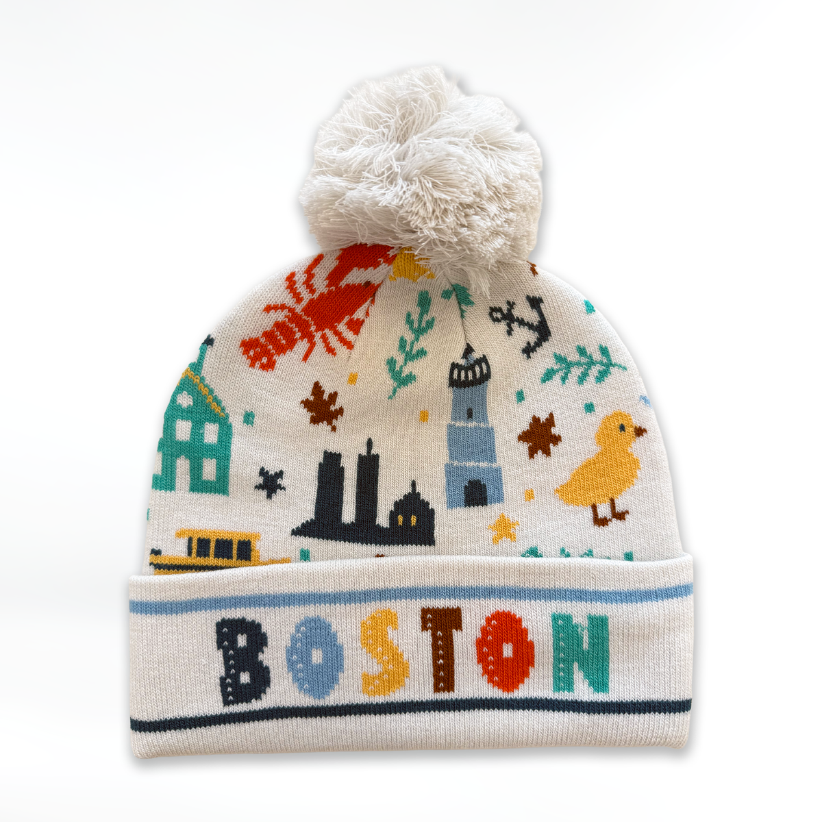Boston Icons Winter Pom Hat