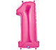34"PKG NUMBER PINK