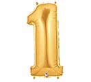 34"PKG NUMBER 1 GOLD MEGALOON