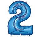 34"PKG NUMBER BLUE MEGALOON