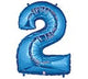34"PKG NUMBER BLUE MEGALOON