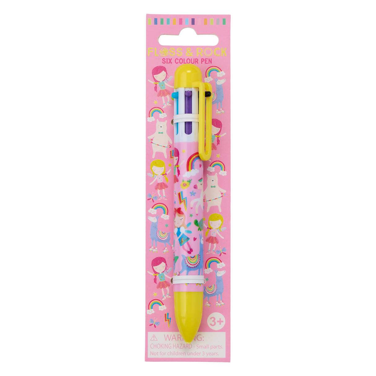 Rainbow Fairy  6 Color Click Pen
