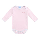"Lil Sis" Short Sleeve Bodysuit in Pink Stripe