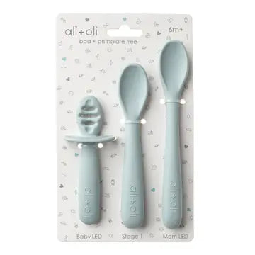 Ali+Oli (3-pc) Multi Stage Spoon Set For Baby 6m+