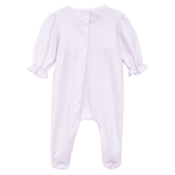 Julia Smocked Footie - Pink