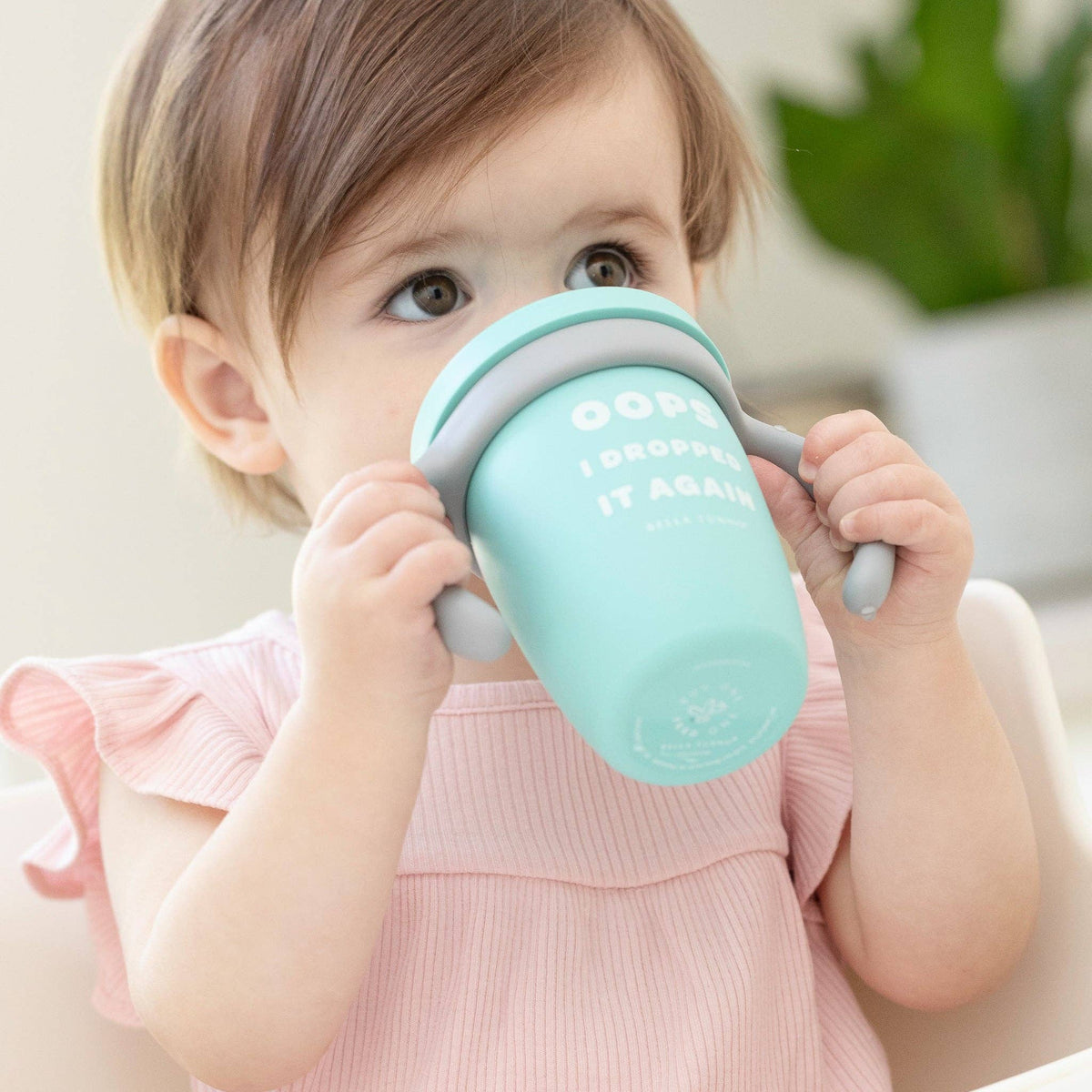 Dropped it Again Happy Sippy Cup