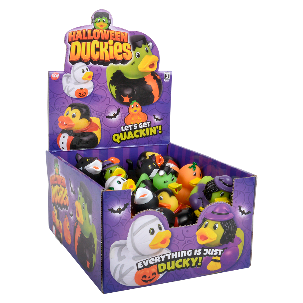 HALLOWEEN RUBBER DUCKIES 2"