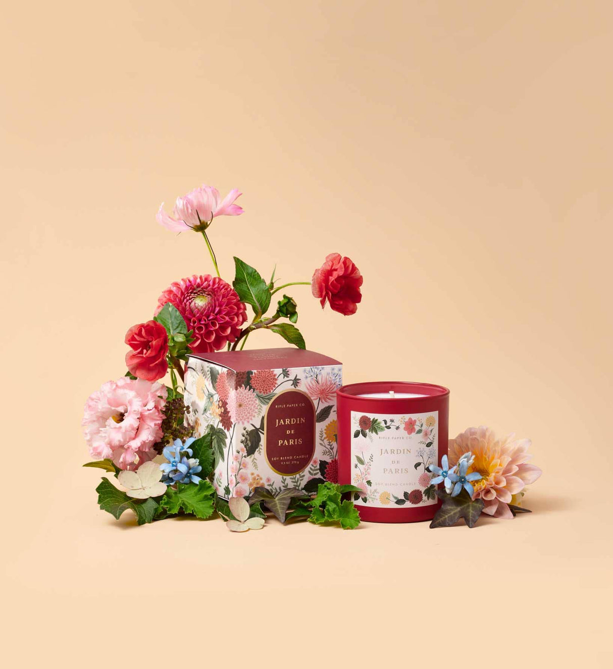 Dahlia Jardin de Paris 9 oz Glass Candle