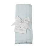Bamboo Muslin Swaddle Blanket (Misty Sky)