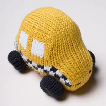 Organic Baby Taxi Rattle Toy (5.0 Star Rating)