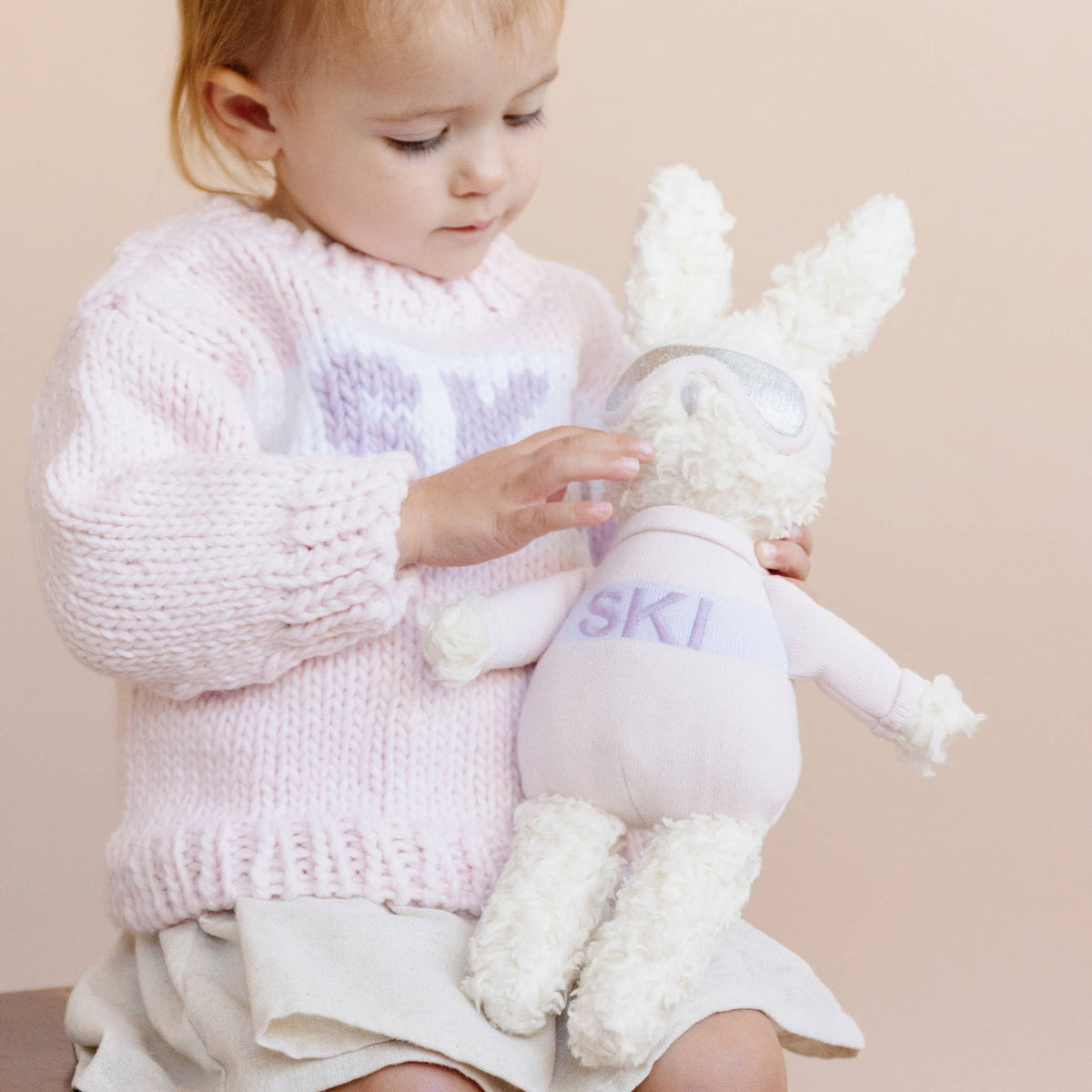 Ski Sweater Baby Pink Kids Girls Clothing Christmas Holiday