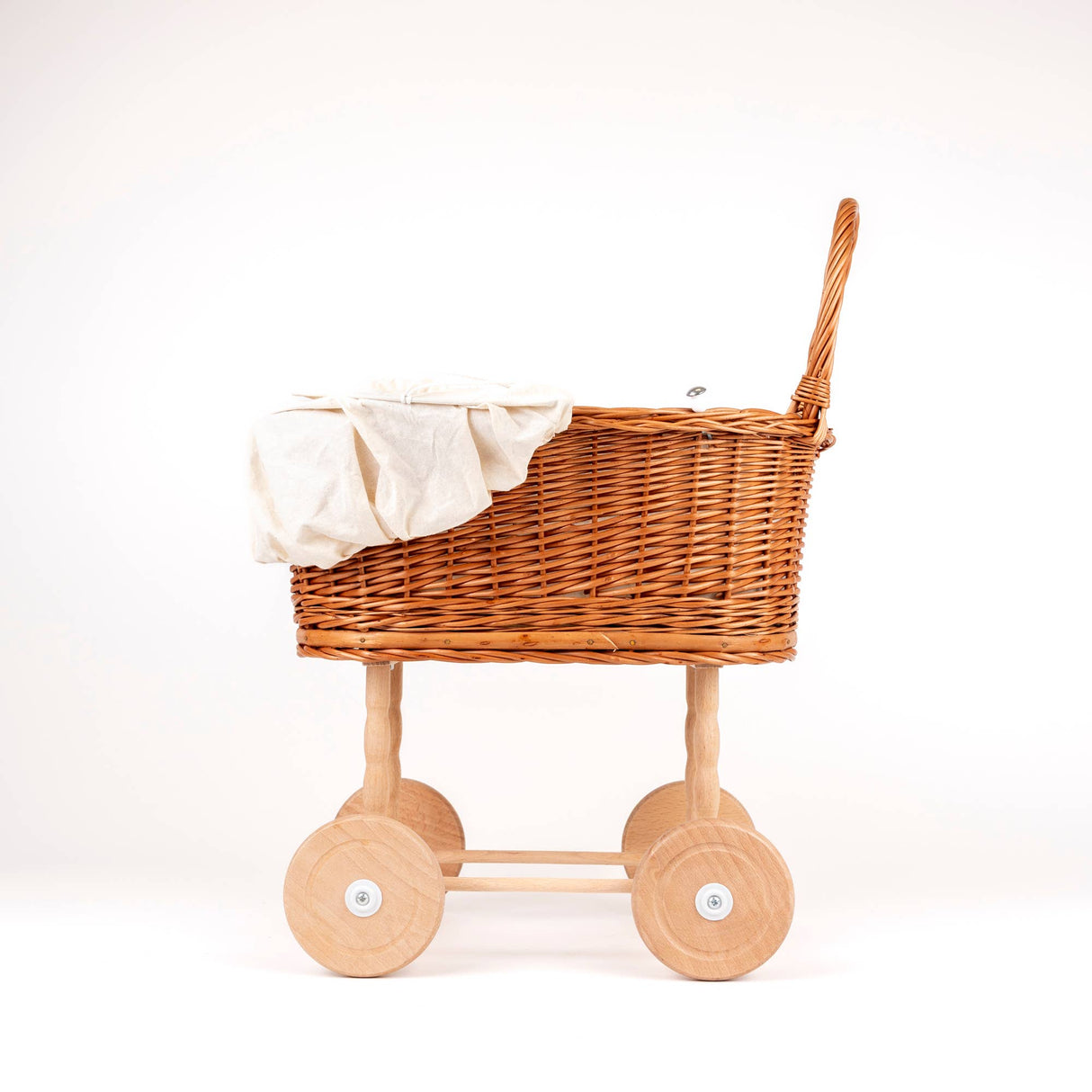 Wicker Pram Eggshell