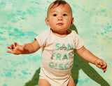 Boston Font One-Piece –  City Map, Organic Cotton, USA Made