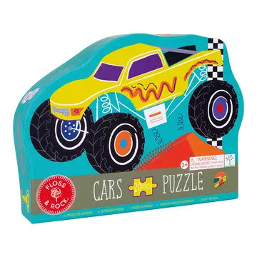 Cars 20pc "Monster Truck" Shaped Jigsaw with Shaped Box