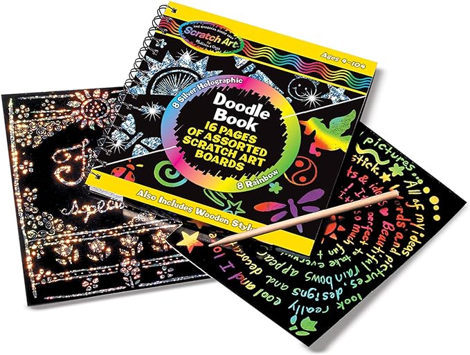 Scratch Art Doodle Pad Book