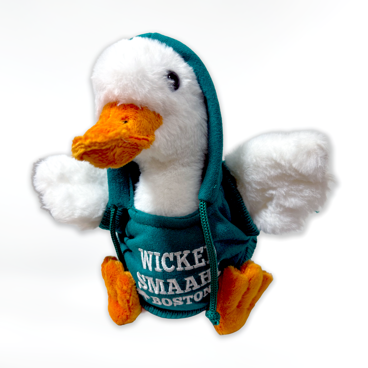 Boston Wicked Smaaht Hoodie Duck Plush