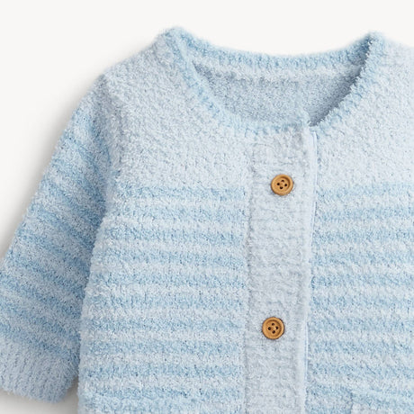 CHENILLE BLUE SWEATER ROMPER
