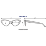Classic Tortoise Cat-Eye Sunglasses for Babies and Kids