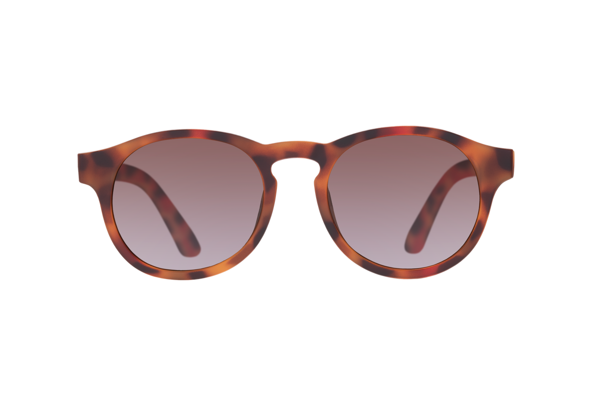Tortoise Shell Gradient Lens Polarized Keyhole Sunglasses