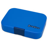 Leakproof Bento Box for Sandwiches - Yumbox Surf Blue with Shark Tray