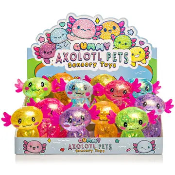 Gummy Axolotl Pets Sensory Squishy Toy