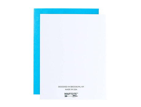 Boston Font Greeting Card - Souvenir, USA Made