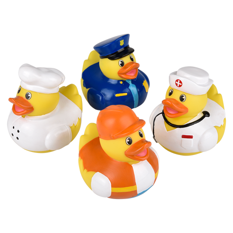 3.75" OCCUPATION RUBBER DUCKIES
