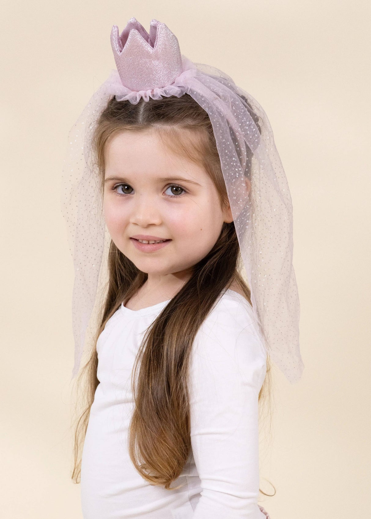 Role Play Dress-Up Pink Queen Headband