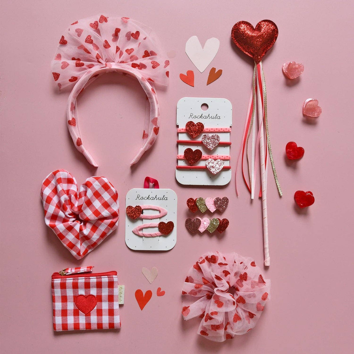 Sweetheart Sparkle Bar Clips