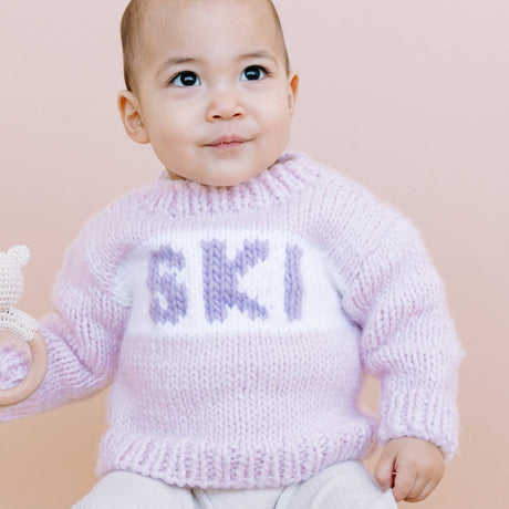 Ski Sweater Baby Pink Kids Girls Clothing Christmas Holiday