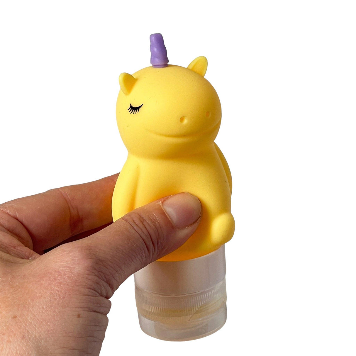 Set of 3 Unicorn-Shaped Leakproof Silicone Condiment Squeeze