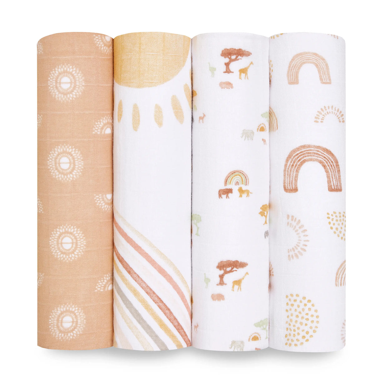 Aden + Anais Organic Muslin Swaddle - 4pk