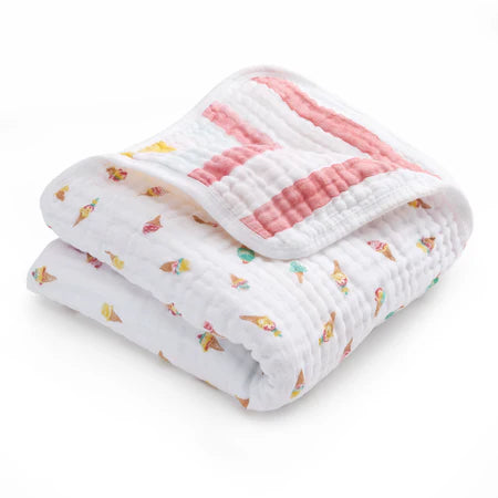 essentials cotton muslin dream blanket