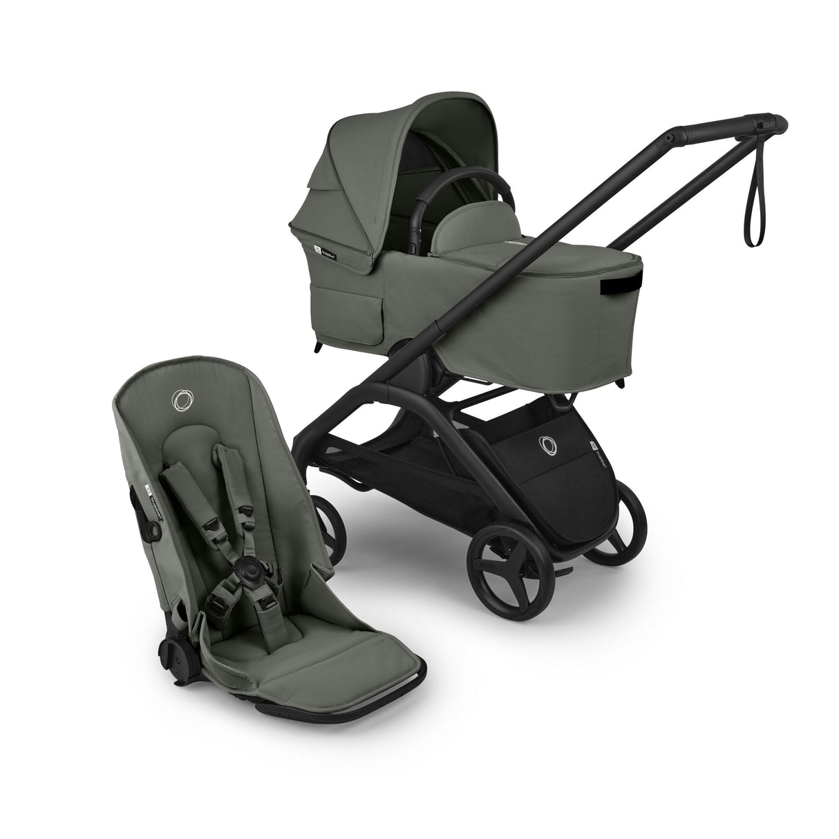 Bugaboo Dragonfly Plus 2-in-1 stroller - Black/Forest Green (100515003)
