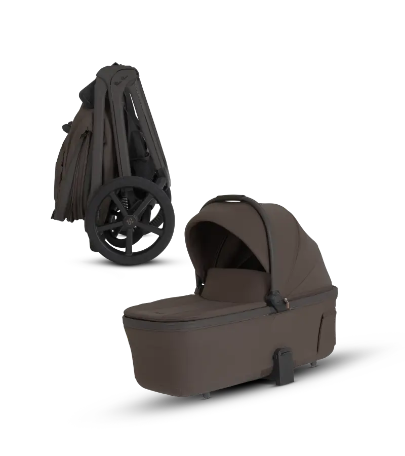 Silver Cross Cove 2 Compact Bassinet in Chocolate