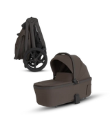 Silver Cross Cove 2 Compact Bassinet in Chocolate