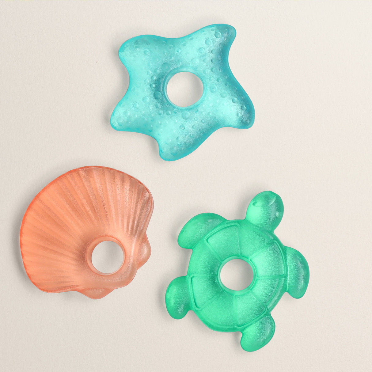 Cutie Coolers water-filled teethers, new option, pack of 3