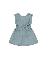 DENIM MINI DRESS || OCEAN