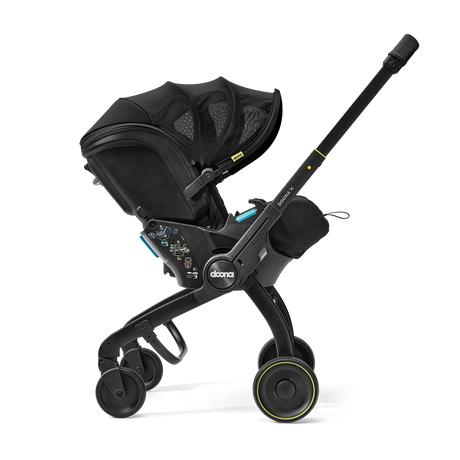Doona X Summer Canopy - Nitro Black on stroller