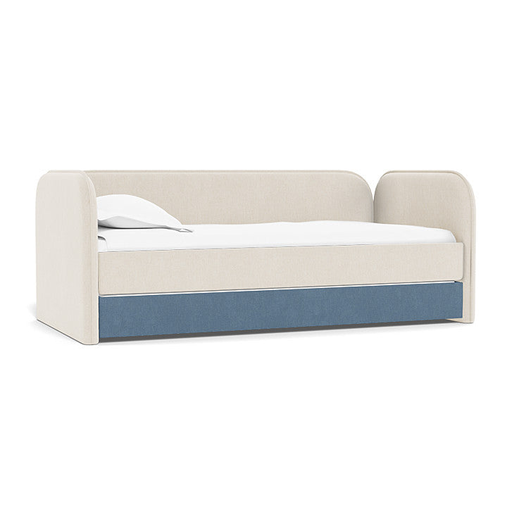 Denim Blue Trundle Fabric (Performance Heathered)