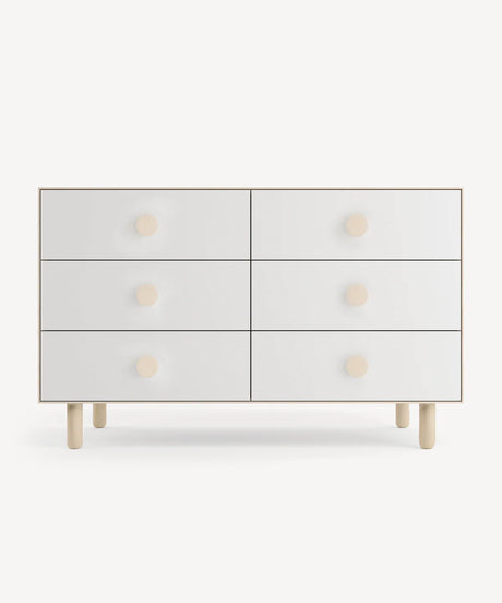 6 Drawer Dresser - Dot - Birch